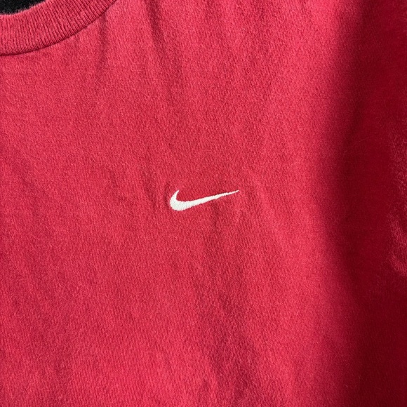 Y2K Nike Men's Crimson Short Sleeve Tee XL - Picture 4 of 5